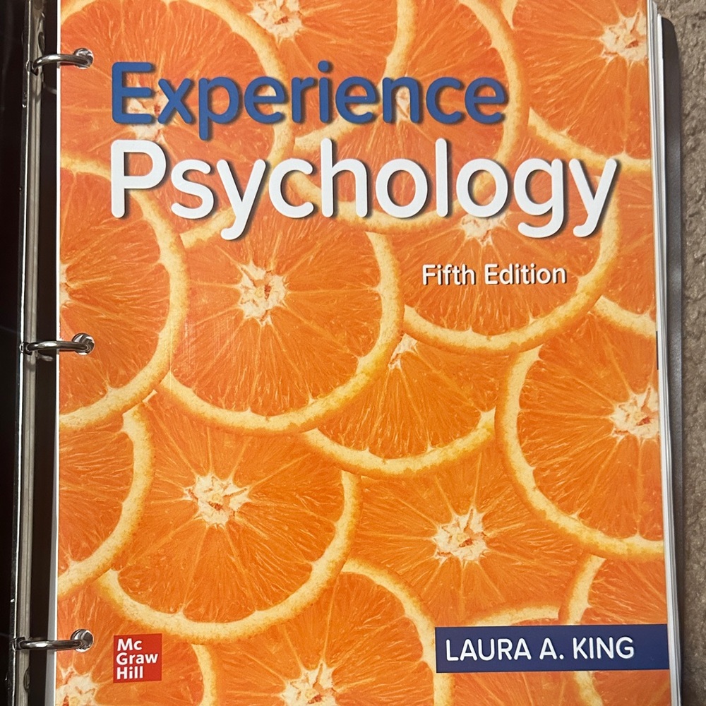 Experience Psychology Fifth Edition Textbook